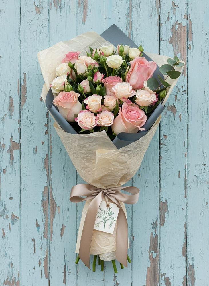 Букет цветов из: Розы в Южно-Морской