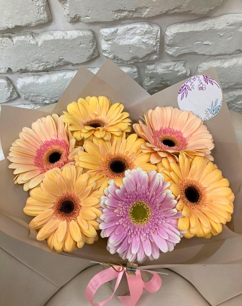 Букет цветов из: Герберы в Южно-Морской