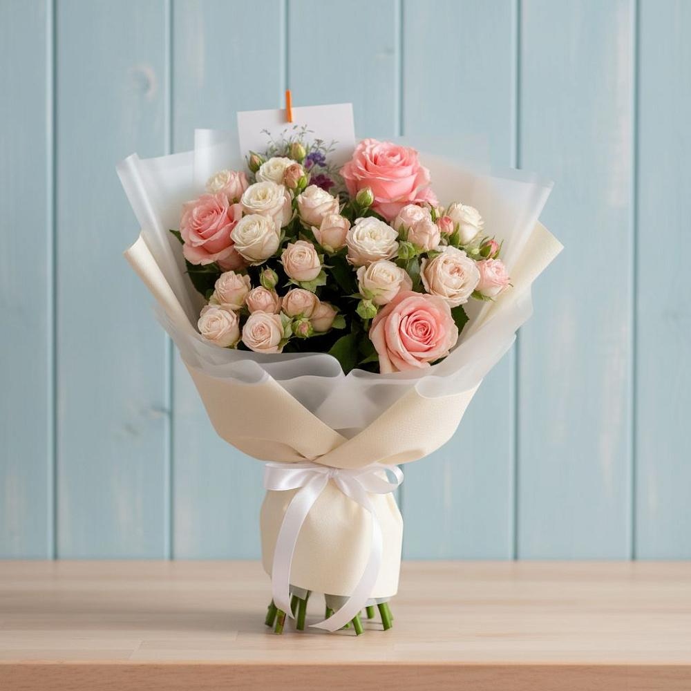 Букет цветов из: Розы в Южно-Морской