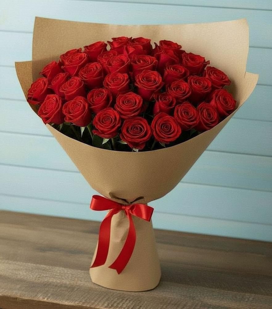 Букет Красные розы Милано в Южно-Морской