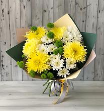 Букет цветов из:  Хризантемы #REPLACE_PRED# Южно-Морской
