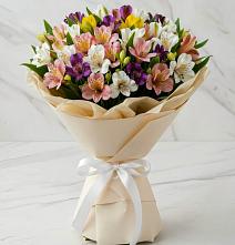 Букет цветов из:  Альстромерии в Южно-Морской
