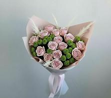 Букет цветов из:  Розы и Хризантемы в Южно-Морской