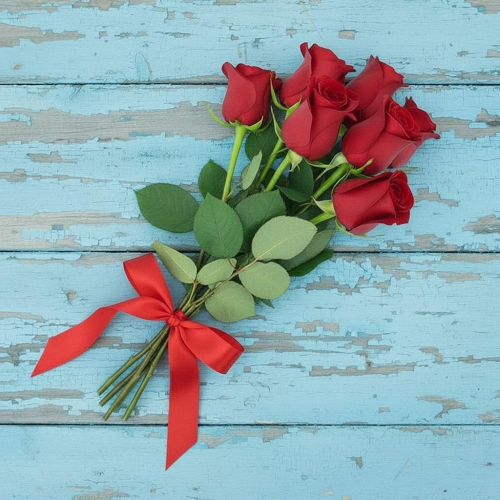 Букет Красные розы в Южно-Морской