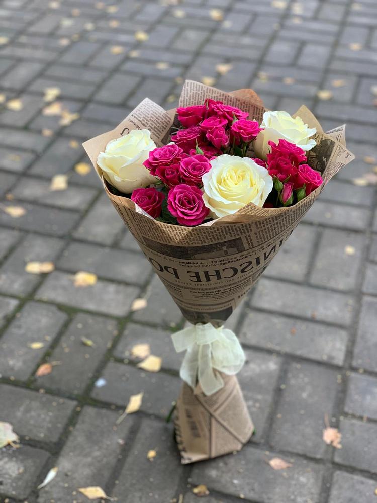 Букет цветов из: Розы в Южно-Морской