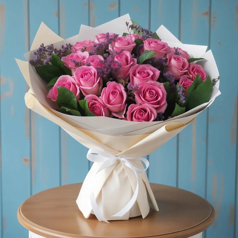 Букет цветов из: Розы в Южно-Морской