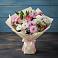Букет цветов из: Хризантемы, Альстромерии и Розы в Южно-Морской